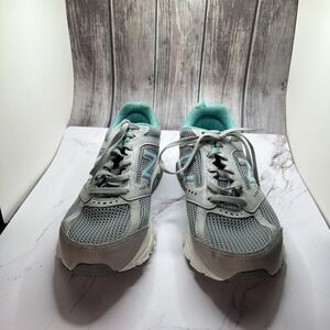 New Balance 460 v2 Womens Running Shoes Grey Teal Blue Mesh Sneakers W460LG2